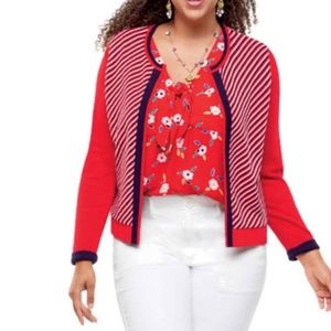 CAbi Deadline Reversible Cardigan Sweater Style #5640 Medium - Never worn